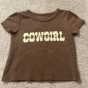 Brandy Cowgirl baby tee!